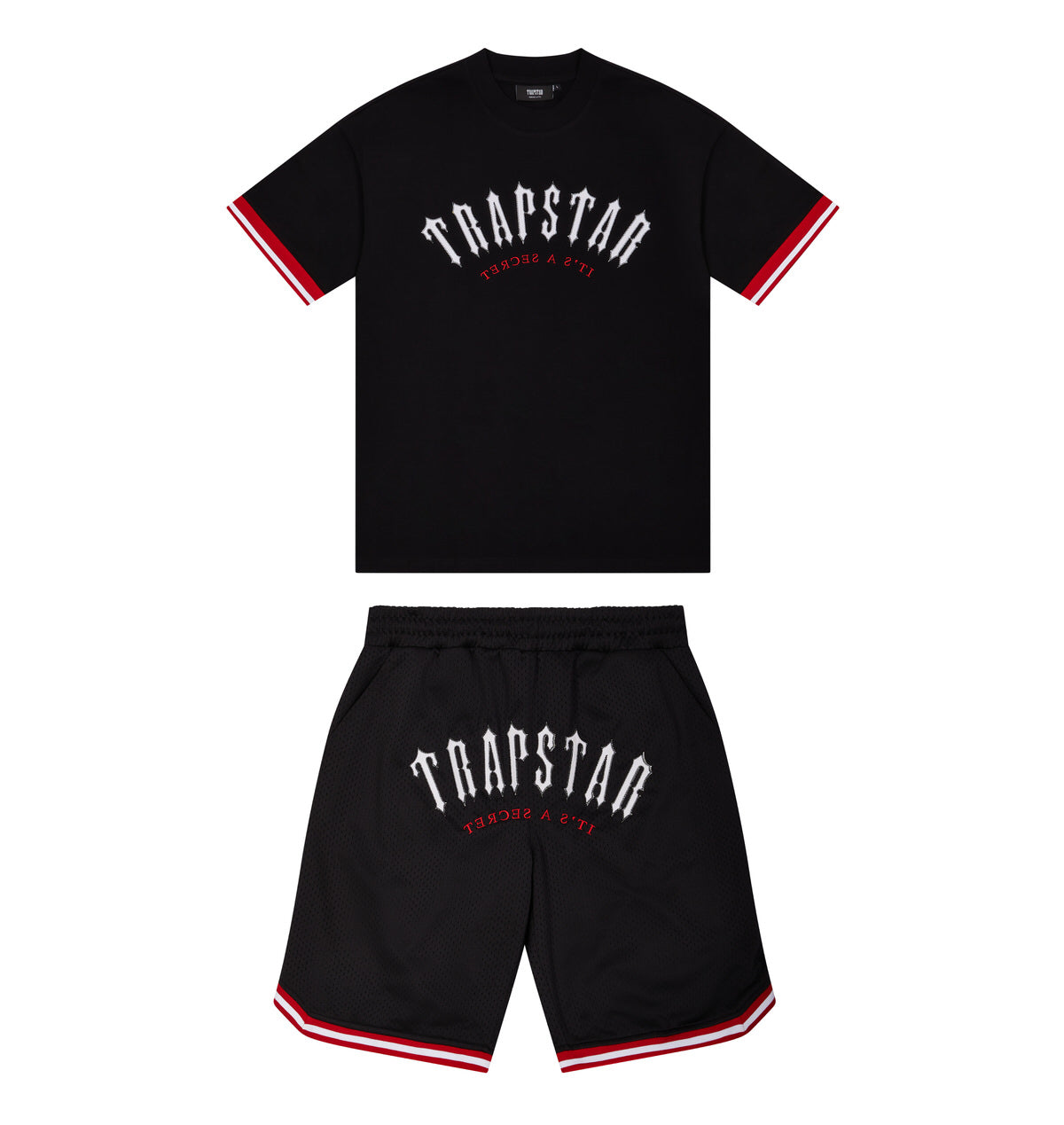 Trapstar London Arch Mesh Shorts Set - Black - Trapstar® Store